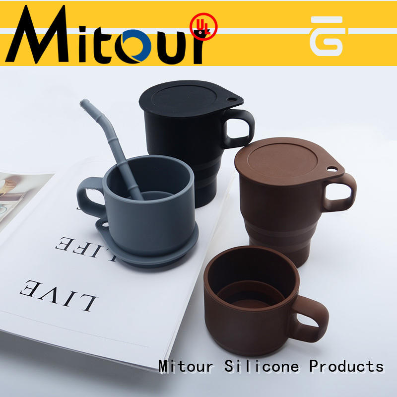 Mitour Silicone Products straight silicone glass bottle for wholesale for water storage