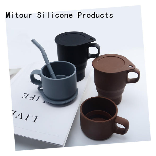Mitour Silicone Products foldable bamboo water bottle for wholesale for water storage