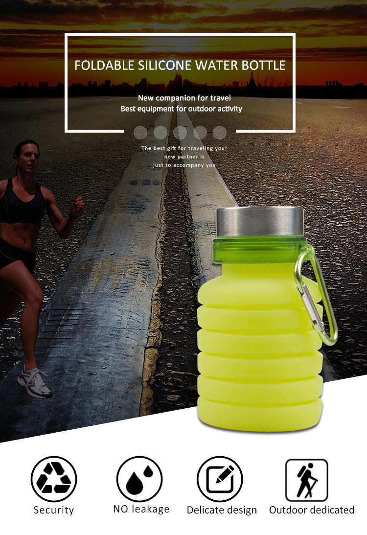 Mitour Silicone Products portable collapsible water bottle silicone bulk production for water storage-1