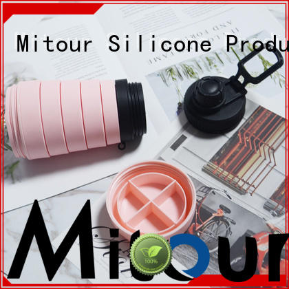 Mitour Silicone Products Top glass water bottle price for wholesale for water storage