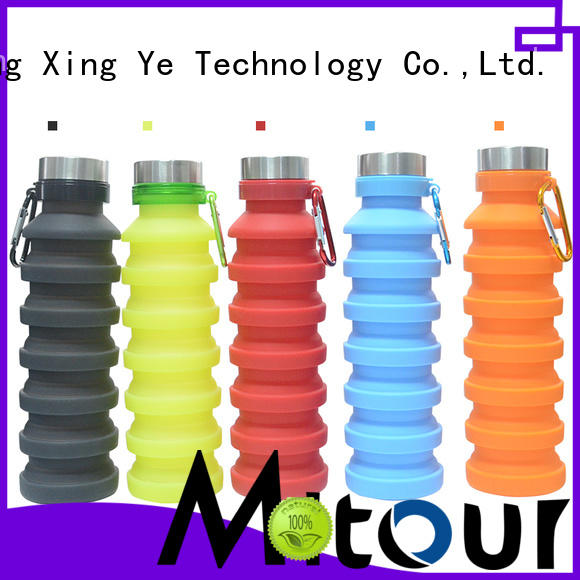 Mitour Silicone Products universal silicone foldable bottle for water storage