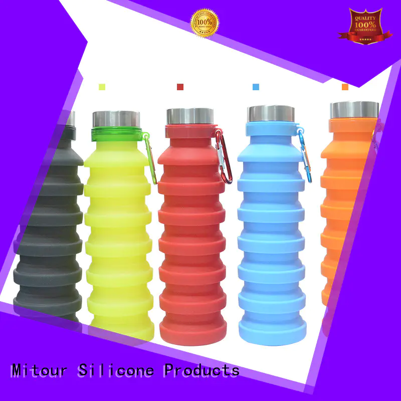 silicone sleeve bottle for water storage Mitour Silicone Products