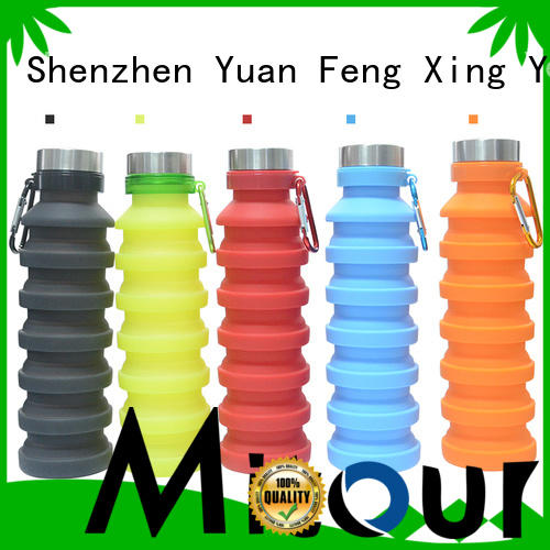 Mitour Silicone Products camouflage glass water bottle price supplier for children