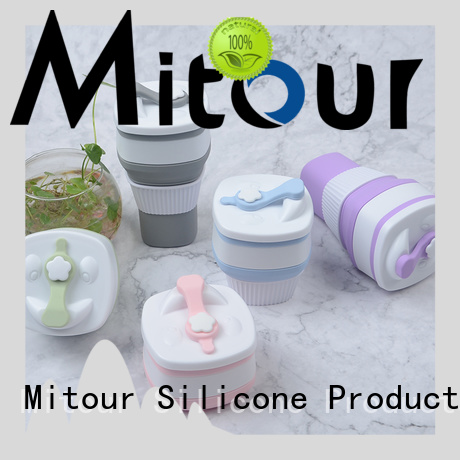 Mitour Silicone Products Top eco glass bottle for children