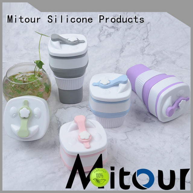 Mitour Silicone Products collapsible frozen water bottle supplier for water storage