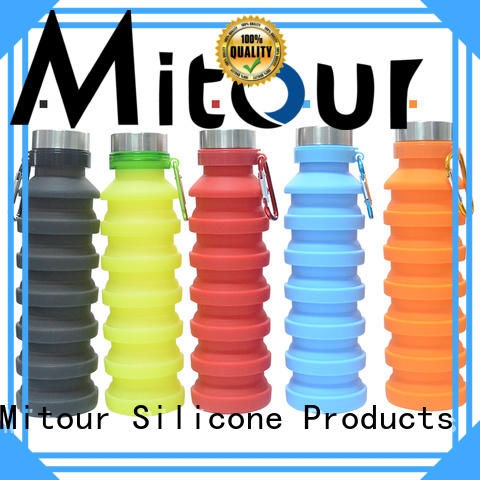 foldable silicone hot water bottle squeeze supplier for water storage