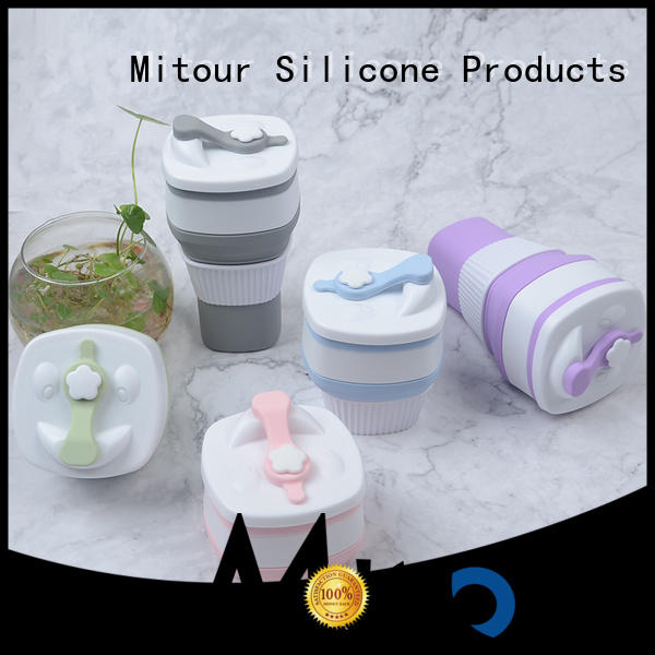Mitour Silicone Products New silicone foldable bottle for wholesale for children