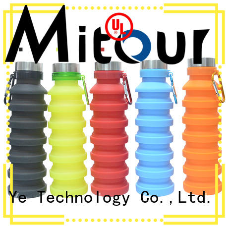 Mitour Silicone Products Best kids glass water bottle for wholesale for children